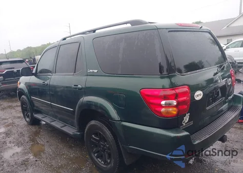 2004 Toyota Sequoia Limited V8 из США, поврежденный, VIN 5TDBT48A64S228303